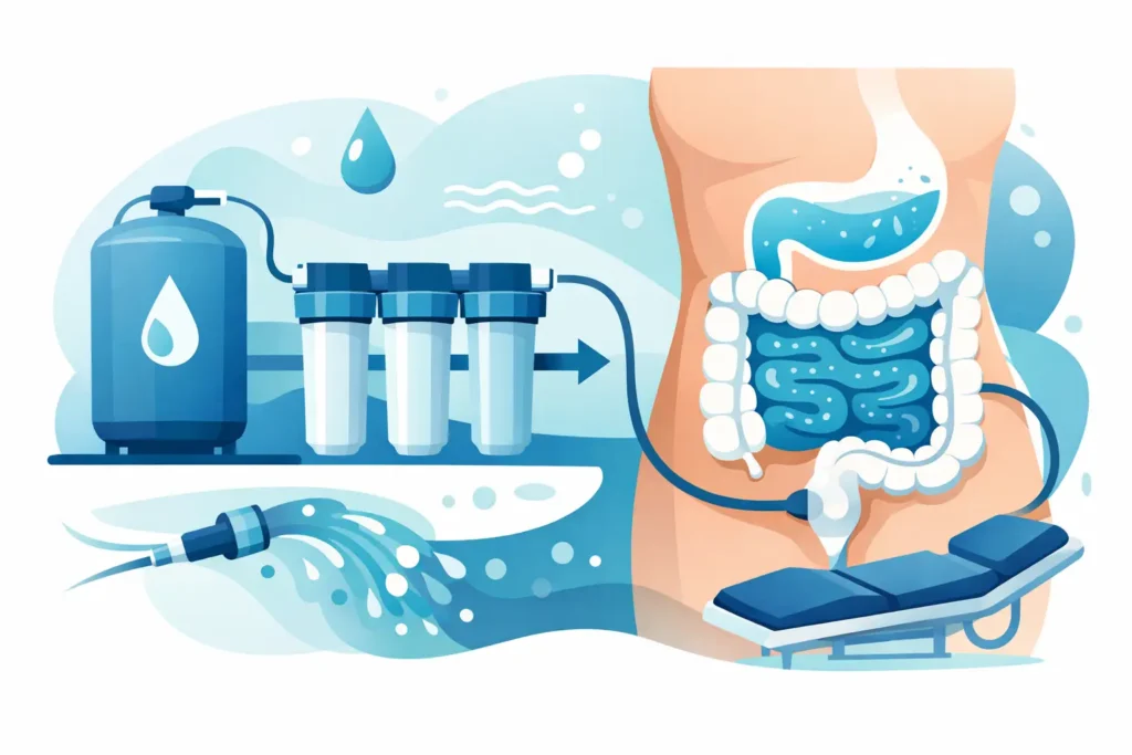 What a Filtered Water Colonic System Does